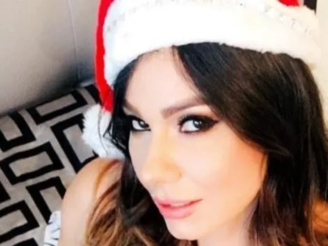 De Mamá Noel y bien picante: Esperanza Gómez volvió hacer de las suyas en redes