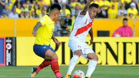 Cueva jugó aquel recordado partido en Quito y dio una asistencia.