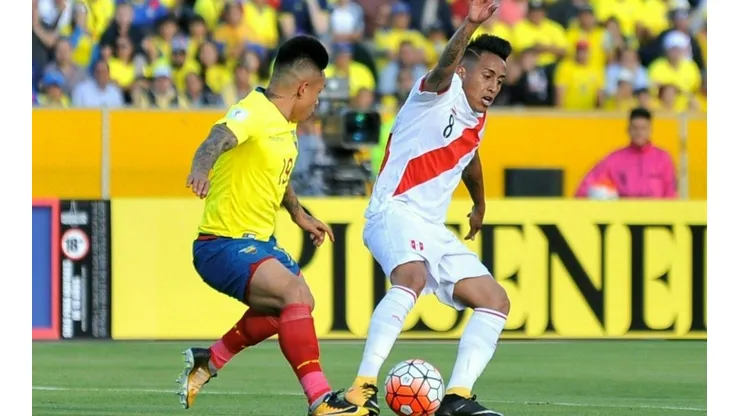 Cueva jugó aquel recordado partido en Quito y dio una asistencia.
