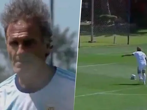 ¡No, Cabezón! Ruggeri pateó su penal como nunca antes vimos