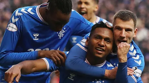 Alfredo Morelos, goleador del Rangers de Escocia.