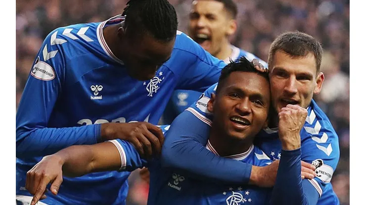 Alfredo Morelos, goleador del Rangers de Escocia.