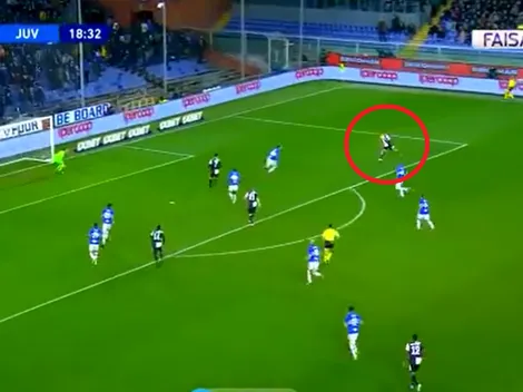 A Dybala le tiraron un cambio de frente, le pegó de volea y clavó un golazo