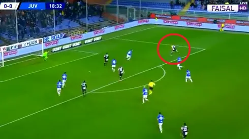 A Dybala le tiraron un cambio de frente, le pegó de volea y clavó un golazo