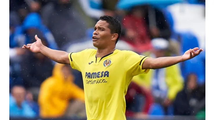 Carlos Bacca, jugador colombiano del Villareal de España.