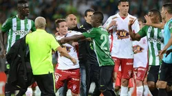 Atlético Nacional vs. Huracán en la Copa Libertadores 2016.