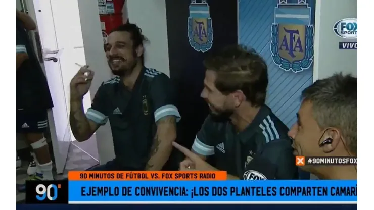 Para Guillermo que lo mira por TV: Osvaldo se fumó un puchito en el vestuario