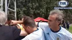 Todos estaban en el VAR y Ruggeri aprovechó para atenderlo a Leto