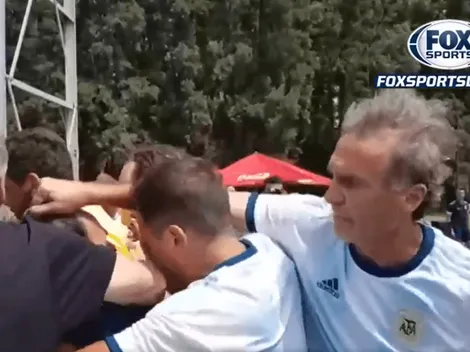 Todos estaban en el VAR y Ruggeri aprovechó para atenderlo a Leto