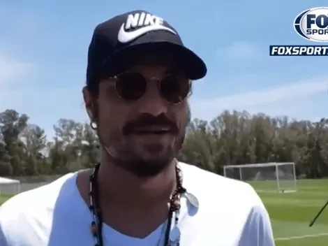 Daniel Osvaldo lo gastó a Ruggeri en la previa del partido de Fox Sports