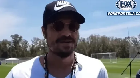 Daniel Osvaldo lo gastó a Ruggeri en la previa del partido de Fox Sports