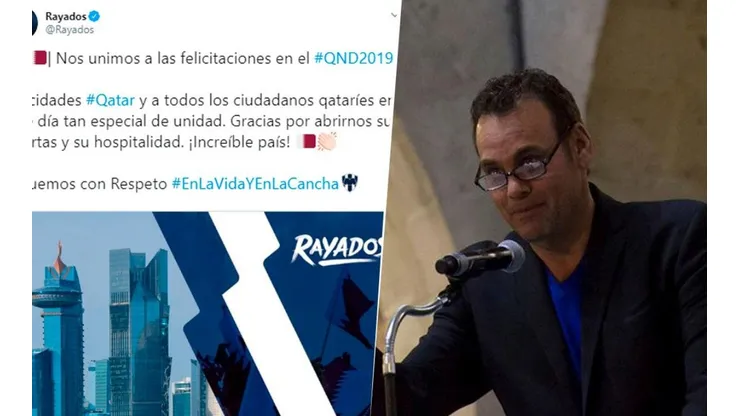 David Faitelson ironizó sobre el tuit que dedicó Rayados a Qatar