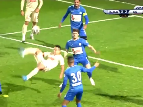 La chilena de Falcao que no termió el gol con Galatasaray