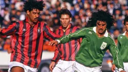 La foto del recuerdo que estalló todo: Leonel Ávarez vs. Frank Rijkaard y Marco van Basten
