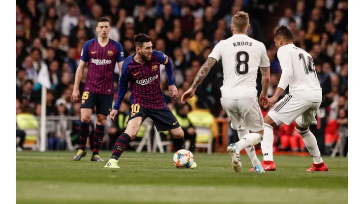 Barcelona se impone como favorito ante el Real Madrid en el clásico del fútbol español. (Foto: Getty Images).