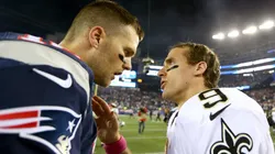 La estrella de los New England Patriots felicitó a Drew Brees por su nuevo logro.