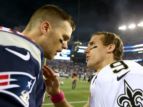 Tom Brady felicitó a Drew Brees por ser el nuevo líder histórico en pases de anotación y ¿lo trolleó?