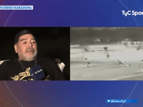 Maradona eligió el gol favorito de su carrera