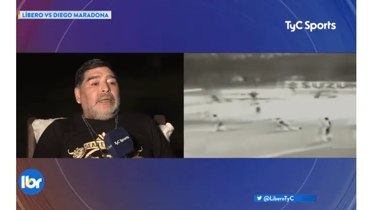 Maradona eligió el gol favorito de su carrera