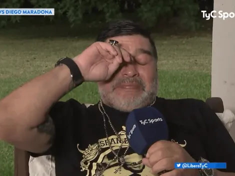 Lloramos todos: la emoción de Maradona al recordar a su madre