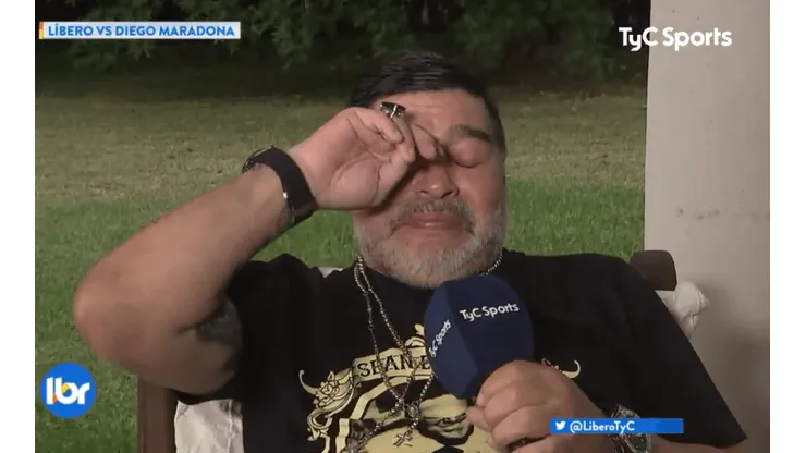 Lloramos todos: la emoción de Maradona al recordar a su madre