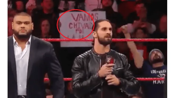 Apareció una leyenda en alusión a Chivas en la transmisión de la WWE