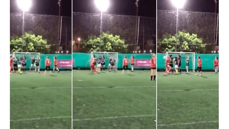 Nati Jota hizo un golazo de tiro libre al mejor estilo Messi y salió campeona