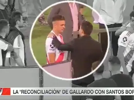 Lo que nadie te mostró: así se reconciliaron Borré y Gallardo