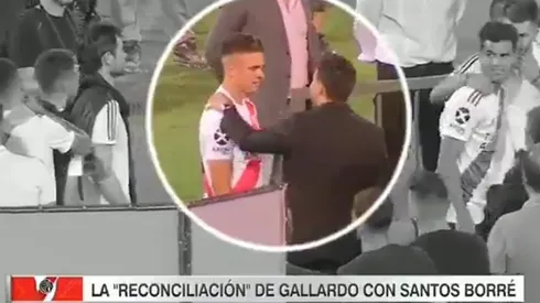 Lo que nadie te mostró: así se reconciliaron Borré y Gallardo