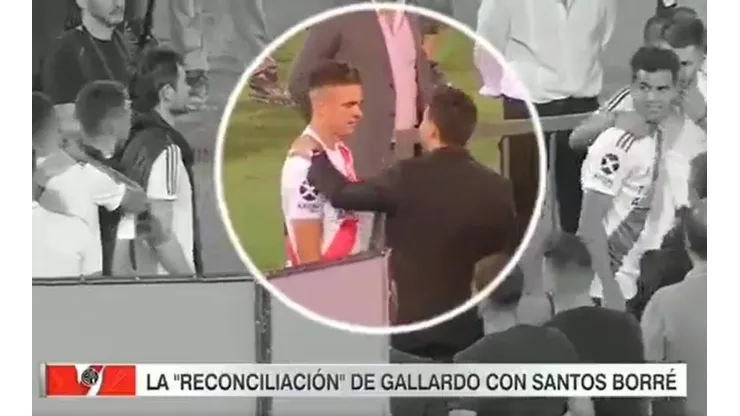 Lo que nadie te mostró: así se reconciliaron Borré y Gallardo