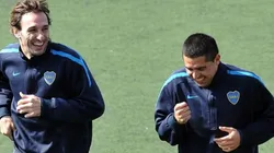 Eran otras épocas para Schiavi y Riquelme.