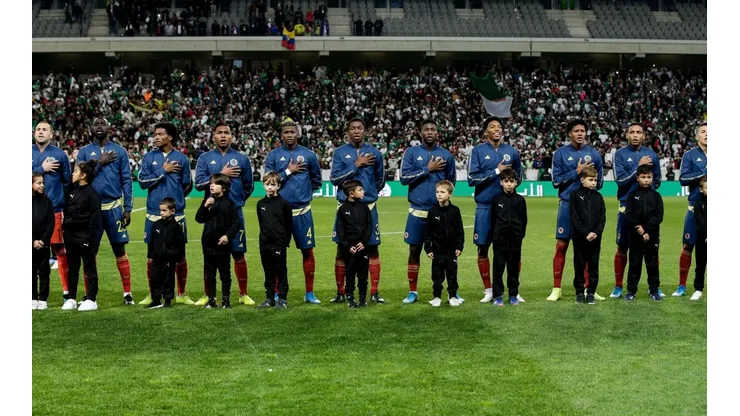 Foto de los jugadores de la Selección Colombia.