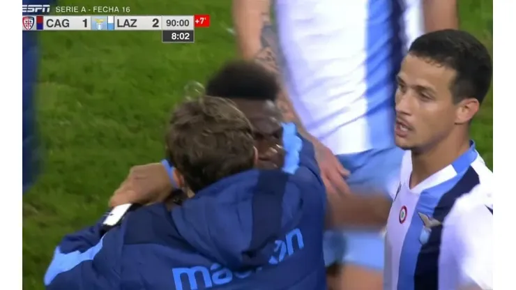 La celebración de Felipe Caicedo.