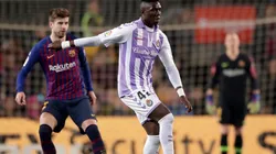 Stiven Plaza con la camiseta de Valladolid.