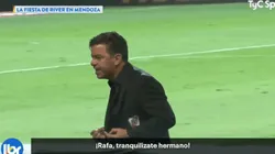El reto de Gallardo a Santos Borré: "No me agachés la cabeza"