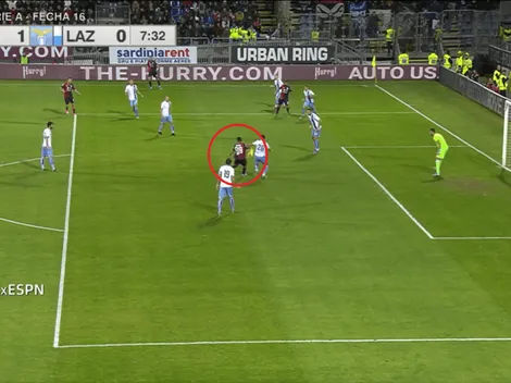 Olfato goleador: Gio Simeone anticipó a todos y puso el 1-0 contra la Lazio