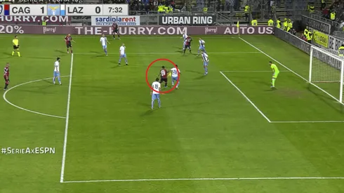 Olfato goleador: Gio Simeone anticipó a todos y puso el 1-0 contra la Lazio