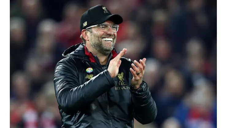 La sonrisa inconfundible de Jürgen Klopp.