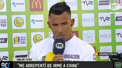 Tevez, sobre irse a China: "Hasta yo me arrepentí de la decisión que tomé"