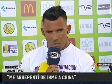 Tevez, sobre irse a China: "Hasta yo me arrepentí de la decisión que tomé"