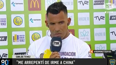 Tevez, sobre irse a China: "Hasta yo me arrepentí de la decisión que tomé"