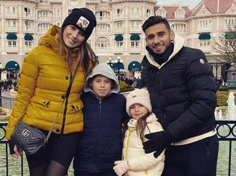 Salvio subió foto en Disney, le pegaron en los comentarios y él respondió