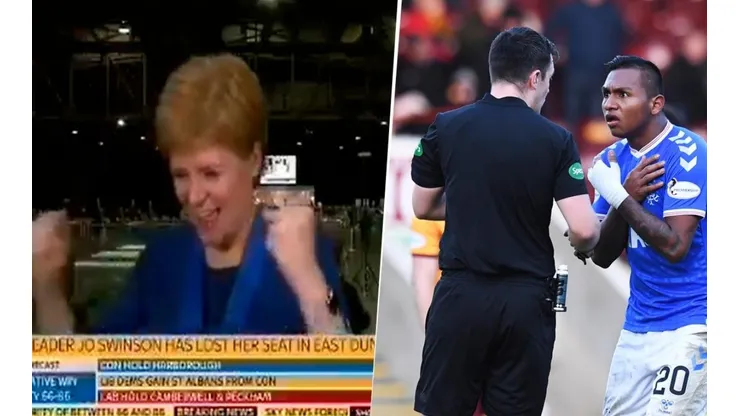 Presentadora de TV estalló en felicidad, en vivo, cuando expulsaron a Morelos