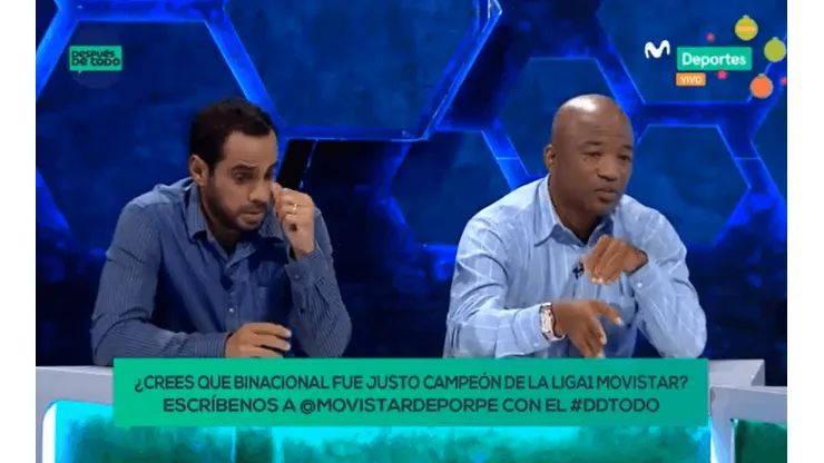 Waldir Sáenz es panelista en Después de Todo de Movistar Deportes.
