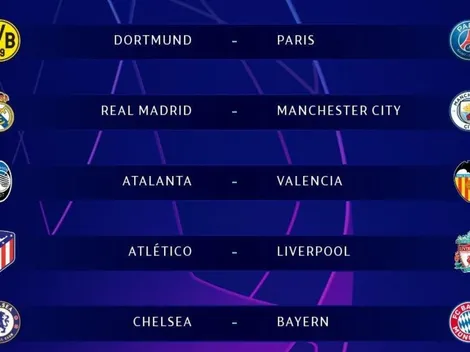 Así quedaron los cruces de octavos de final de la Champions League