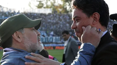 Maradona y un divertido mensaje para Gallardo: "Basta viejo"