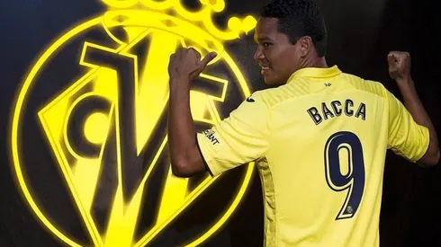 Carlos Bacca, delantero del Villarreal de España.