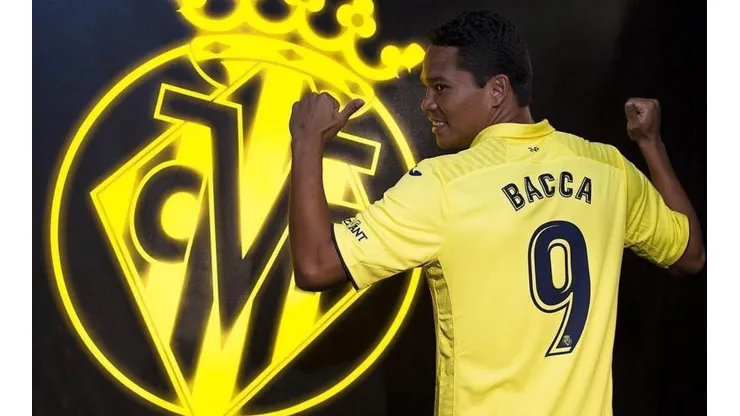 Carlos Bacca, delantero del Villarreal de España.