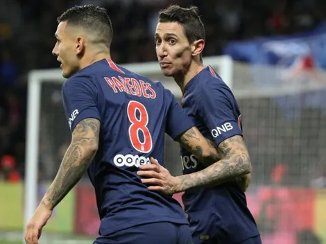 Di María subió una historia junto Paredes: "El hombre del partido"