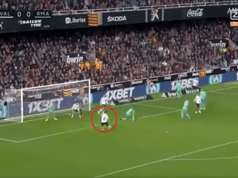 Sorprendió a todos: Soler puso el 1 a 0 del Valencia contra el Real Madrid